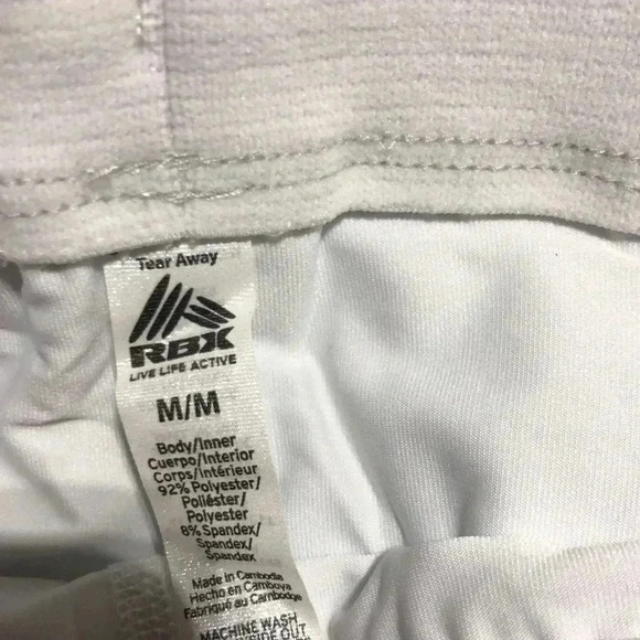 RBX Boxer Lined,elastic drawstring waist,four way stretch, moisture wicking - Picture 10 of 11